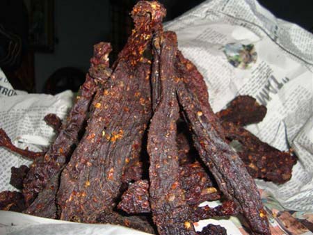 Thịt trâu gác bếp - đặc sản miền Tây Bắc